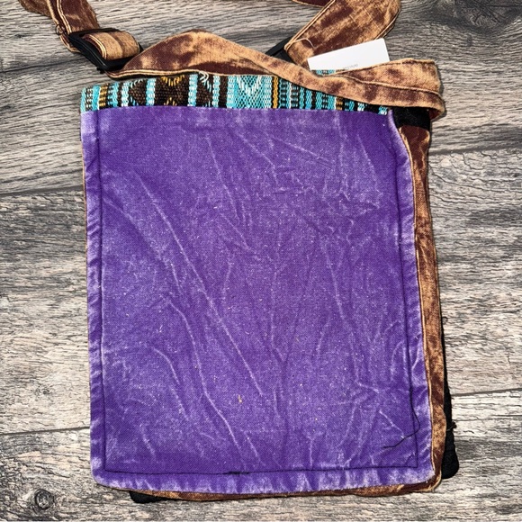 Rising International Purse Small Tote-Skull Print-Made in Nepal-Cotton-NWT - Picture 7 of 7